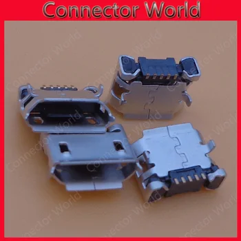 1000pcs/daug Alcatel 4010 OT4010 Vodafone 875 V875 micro mini 5 pin usb mokestis įkrovimo jungtis prijunkite dock lizdas uosto