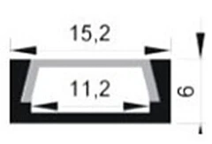 10VNT-1m ilgio Aliuminis LED Profilis-Prekės Nr. LA-LP05 led juostelės profilis tinka LED juosteles iki 11mm pločio-Nemokamas Pristatymas