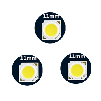 10vnt Kvadrato SMD 13.5*11mm COB Baltos spalvos Šviesos diodų (LED) Apšvietimo Šaltinis Granules Sekti šviesos Prožektorius 3W/5W/7W/10W/12w/15W/18W