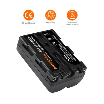 2.4 Ah NP-FM500H Bateriją+USB Kroviklis skirtas Sony Alpha A57 A58 A65, A77 A99 A550 A560 A580 A700 A900 A850 