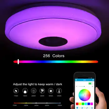 200W Šiuolaikinės RGB LED Smart Lubų Šviesos WiFi APP Pažangios Kontrolės 