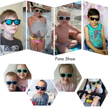 2019 Naujas silikono poliarizuota vaikų akiniai nuo saulės aikštėje, vyrai ir moterys, vaikai UV400 akiniai saugumo prekės minkštas akiniai nuo saulės