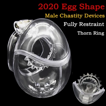 2020 m. Naujo Dizaino, Visiškai Tvirtinimo Vyrų Skaistybės Prietaisų Su Thorn Žiedas,Gaidys Narve,Varpos Užraktas Diržas,BDSM Sekso žaisliukai Vyrams