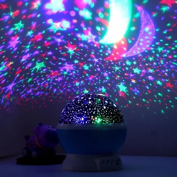 3power būdų, kaip Romantiška Sukasi Nugara Naktį Šviesos Projektorius Sky Moon Star Master USB Lempa Led Projektas Vaikams Kūdikių Miego Apšvietimas