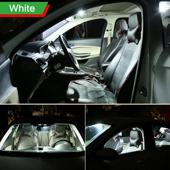 4pcs Error Free Auto LED Lemputės Automobilių Salono šviesos Kupolas Skaityti Kamieno Lempa Hyundai I30 2013 m. m. m. 2016 Priedai