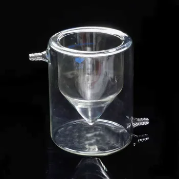 500ml Dvigubo Sluoksnio cheminę Stiklinę, Apsauginės Stiklo Stiklinę, Photocatalytic Reaktoriaus, Didelės Borosilikatinio Stiklo
