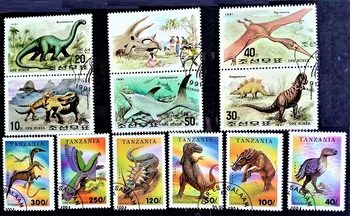50Pcs/Daug Priešistorinių Dinozaurų Visi Antspaudai Skiriasi Nuo Daugelyje Šalių NE Kartoti Nepanaudotų Pažymėtos Pašto Ženklų Kolekcionavimas