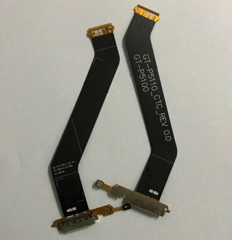 50pcs/daug įkrovimo kroviklis flex kabelis USB doko jungtis uosto Samsung Galaxy Tab 2 P5100