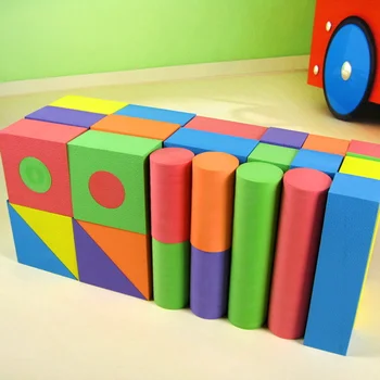 50pcs/Set EVA Saugios Statybos Blokus Kūdikių Didelis Putų Blokai Spalvinga Statybos Žaislai Vaikams Anksti Švietimo Žaislas Vaikams, Žaislai