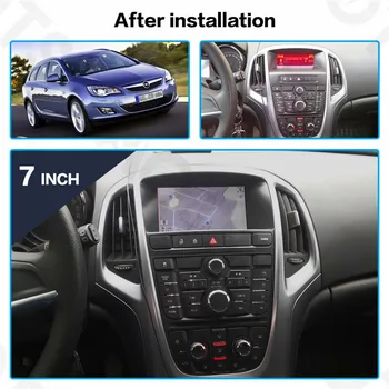 Android 9.0 8 esminių Automobilio grotuvas GPS Navigacija OPEL, Vauxhall Holden Astra J 2010+ Multimedia sistema radijas Auto radijas Stereo