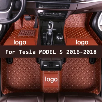 APPDEE odos Automobilio grindų kilimėliai Tesla MODEL S 2016 2017 2018 Custom auto pėdų Pagalvėlės automobilių kilimų dangtis
