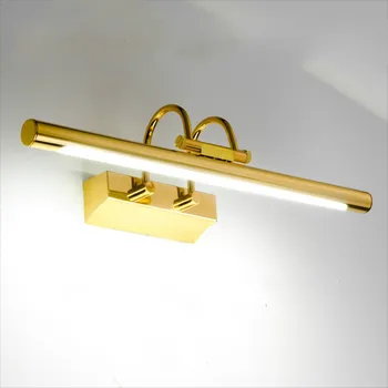 Aukso lempos Veidrodėliai Priekinių žibintų led anti-rūko žibintas sienos lempos vonios veidrodis kabineto lempos makiažo Veidrodis lempos Šviesos Žibintų LB0109