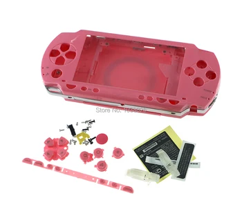 Aukštos Kokybės Shell atveju PSP 1000 PSP1000 Pilnas Korpusas su Lukštais Padengti Atveju Pakeisti Mygtukų Rinkinys