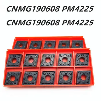 Aukštos kokybės super kietos medžiagos CNMG190608 PM4225 CNC staklės gali proceso dalys plieno, nerūdijančio plieno, tekinimo įrankis CNMG 190608