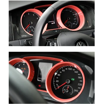 Automobilio Salono Tepalo matuoklis lentelė prietaisų Skydelio Spidometro Skydelio Dangtelį Apdaila VW Golf 7 MK7 7.5 GTI R GRNT-2018 m.
