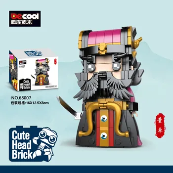 Decool Trijų Karalysčių Kelionė į Vakarus Beždžionių Karalius Cao Cao Zhuge Liang brickheadz kūrimo bloką, žaislai vaikams, dovanos