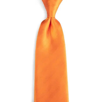 DiBanGu Oranžinės spalvos Dryžuotas Kietas Paisley Plaids Mados Vyrų Kaklaraištis Su Hanky rankogalių segtukai Šilko Kaklo Ryšius Vyrams Vestuves Kaklaraiščiai