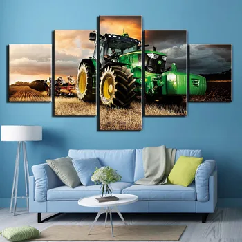 Drobės tapybos 5 gabalas meno traktoriaus HD atspausdintas sienos Menas namų dekoras drobė, tapyba nuotraukos plakatas spaudinių nemokamas pristatymas F2620
