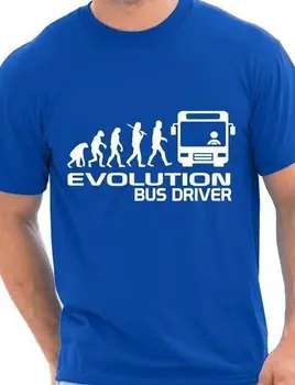 Evoliucija, Autobuso Vairuotojas Vyrai T-Shirt Dovana, Juokingi Marškinėliai, Unisex didesnio Dydžio ir Spalvų-A113