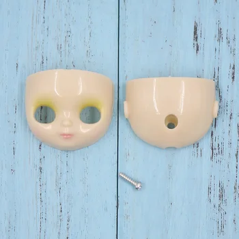 Gamyklos blyth mini lėlė(10cm) ir kūno odą akis faceplates varžtai priedai
