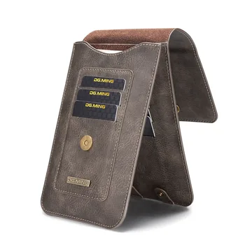 GD.MING Universalus Telefono Krepšys Išmanųjį telefoną natūralios Odos Nešioti ant Diržo Dėklas Juosmens Rankinė Case Cover 