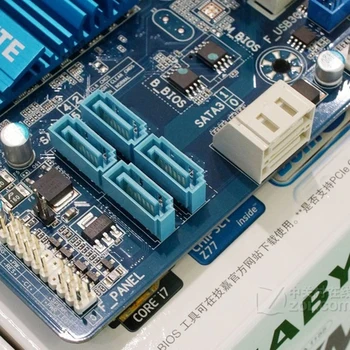 Gigabyte GA-Z77M-D3H pagrindinė Plokštė Intel Z77 DDR3 USB3.0 32GB LGA 1155 Z77M D3H Darbalaukio Mainboard Systemboard PCI-E 3.0 Panaudota