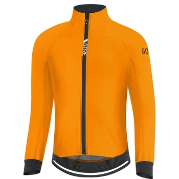 GORE 2020 m. dviračių džersis Fluorescencinė geltona žiemos Vilnos Lauko šiltas mtb drabužiai žmogui kelio dviračiu apranga gore replika