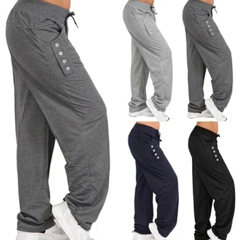 Hip-Hop Haremas Poilsiu Kelnės Vyriškos Kelnės Vyrams Kelnės Vyriškos Sporto Kietas Pocket Pants Plus Size Sweatpants