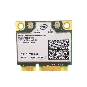 Intel Centrino Wireless-N 100 100BNHMW 802.11 b/g/n 150Mbps PCIe Pusę Mini Bevielis Kortelės