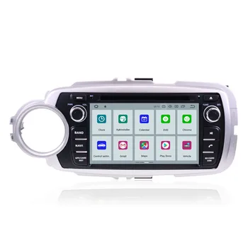 IPS Android 9.0 automobilio multimedia dvd grotuvas, galvos vienetas Toyota Yaris (2012-m.) GPS Navigacija radijo auto stereo wifi 4+32G PX5
