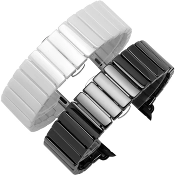 Keramikos Diržu, Apple Watch Band 44 mm 40mm 42mm 38mm Nerūdijančio plieno iwatch apyrankė 