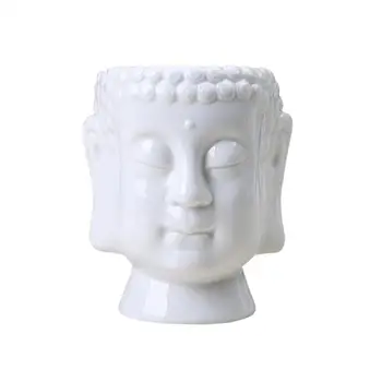 Keramikos Vazonas Buda Vaza Darbalaukio Puošmena Kūrybinės Keramikos Buda Vaza Ornamentu Seedsplants Augalų Puodą Be Augalų