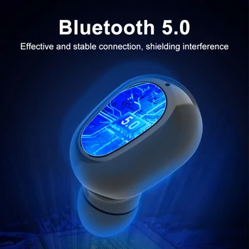 L21Portable TWS Bluetooth 5.0 Vandeniui Sporto Belaidžio Ausinės, Triukšmo Mažinimo Stereo Muzikos In-Ear Ausinės Ausinių