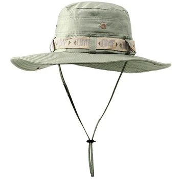 Lauko Skrybėlę Vyrų Vasaros Kibiro Kepurę Topee UV-Apsauga Vyrams, Apsauga nuo Saulės, Skrybėlę korėjos stiliaus Kalnų Laipiojimo Žvejybos Hat