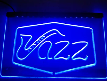 LB468 - Džiazo Baras, Muzika Gyvai Pub Klubas NAUJAS LED Neon Light Ženklas kabo ženklas, namų dekoro amatai