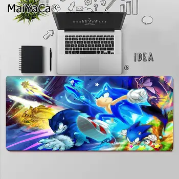 Maiyaca Aukščiausios Kokybės Anime Sonic Gumos KOMPIUTERIO, Kompiuterinių Žaidimų kilimėlis Nemokamas Pristatymas Didelis, Mouse Pad Klaviatūros Kilimėlis