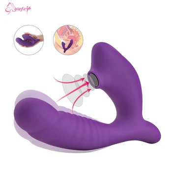 Makšties Čiulpti Vibratorius 10 Greičio Vibracija Gyvis Žodžiu Lyžis Klitorio Stimuliatorius Moterų Masturbacija Erotinis Sekso Žaislas Moterims
