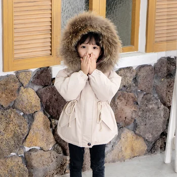 Mergina Striukė nauja 2020 m. vaikams Šilta Vaikiška Vaikų žiemos mergaitės medvilnė paminkštinimas drabužius kūdikio sutirštės medvilnė paminkštinimas kailis