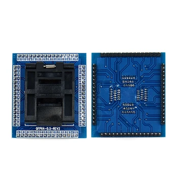NAUJAS QFP64 TQFP64 LQFP64 lizdo adapteris IC bandymų lizdas deginimas 0,5 m programuotojas STM32 QFP64 lizdas