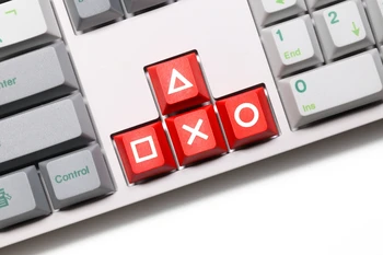 Naujovė vyšnių profilis dip dažų skulptūra pbt keycap ps4 mygtuką, mechaninė klaviatūra lazeriu išgraviruotas r4 1x violetinė raudona mėlyna