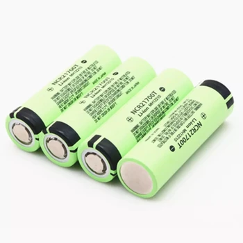 Ncr21700t įkraunama ličio baterija, 21700 MAH, 4800 V, 40a, didelio biudžeto įvykdymo patvirtinimo, vartoti daug ličio jonų baterija, 3.7