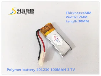Nemokamas pristatymas Polimero baterijos 401230 3.7 V 100mah baterija ir 