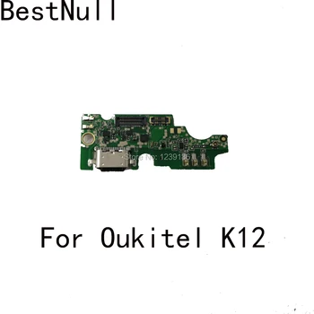 Null Už Oukitel K12 Originalus USB Kištukas Mokestis Valdybos USB Įkroviklio Kištuką Valdybos Modulio Remontas, dalys