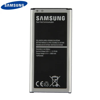 Originalaus Telefono Baterija EB-BG903BBE Samsung Galaxy S5 Neo Su NFC Autentiški Įkrovimo Baterija (akumuliatorius 4 Smeigtukai 2800mAh