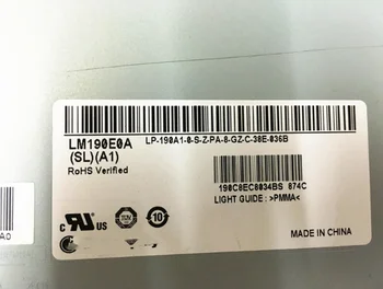 Originalus bandymas LCD EKRANAS LM190E0A-SLA1 LM190E09-TLK1 LM190E09-TLD1 19 colių