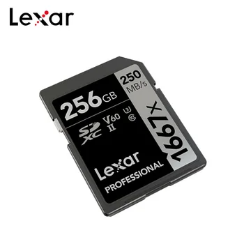 Originalus Lexar SD Kortelę 128GB 250MB/s 1667x 256 GB 64GB SDXC Kortelės UHS-II U3 V60 C10 