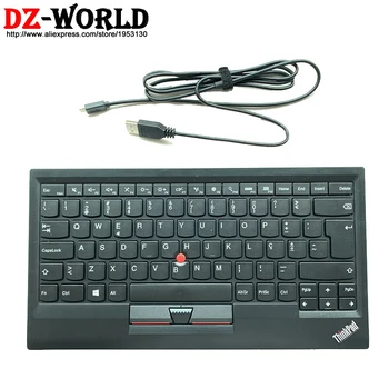 Originalus Naujas Lenovo ThinkPad Portugalija USB Klaviatūra su Ištiestu stick pelė KU-1255 