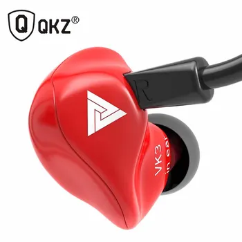 Originalus QKZ VK3 In-ear Laidinio Ausines, Skirtas Mobiliojo Telefono Ausines 3,5 mm Į Ausį Sporto Mikro Ausines, Skirtas iPhone 