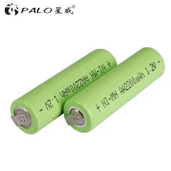 PALO 16pcs AA rechargeablebatetry su suvirinimo skirtukai elektroninių cigarečių aa 1.2 v cigarečių baterijos
