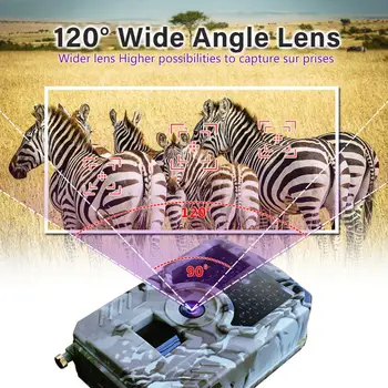 PR200 Takas Kamera 49pcs 940nm, infraraudonųjų spindulių LED Medžioklės Kamera 12MP Vandeniui Laukinės gamtos Vaizdo Kamera Naktinio Foto Spąstus Scout
